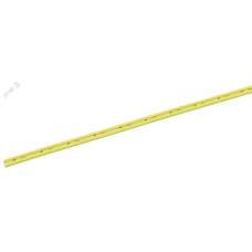 Термоусадочная трубка ТТУ 4/2 желто-зеленая 1 м