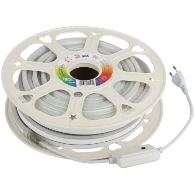 Светодиодная неоновая лента ЭРА N5050 72-IP67-220V-20m-RGB многоцветная