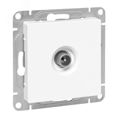 Эпика Механизм розетки TV оконечная белый EKF