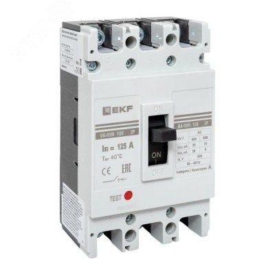 Выключатель автоматический ВА-99М 100/125А 3P 35кА EKF PROxima