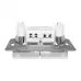 Эпика Механизм выключателя 2кл. белый EKF