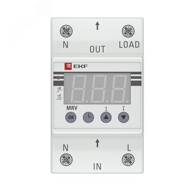 Реле напряжения с дисплеем MRV 40A PROxima