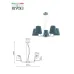 Люстра Rivoli Evie 2087-305 5 х Е14 40 Вт классика