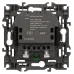 Розетка ЭРА Серия 12 12-4108-05 2P+E 16A-250В со шторками с USB type-A+C 5В-3А антрацит