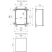 Корпус пластиковый ЭРА ЩМП-П (400х300х170) IP65 УХЛ1 прозрачная дверь серый