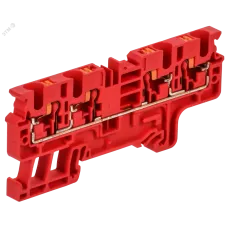 ARMAFIX Клемма пружинная Push In CP-MC 4 вывода 4мм2 красная IEK