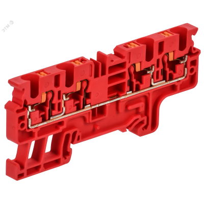 ARMAFIX Клемма пружинная Push In CP-MC 4 вывода 4мм2 красная IEK