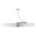 Светильник LED ЭРА Geometria SPO-152-W-40K-048 Delta 48Вт 4000К 3500Лм IP40 800*800*80 белый подвесной
