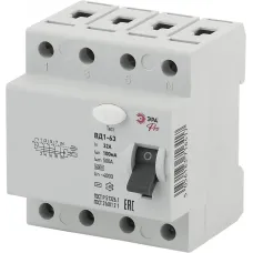 УЗО ЭРА PRO NO-902-66 ВД1-63 4P 32А 100мА
