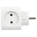 Разветвитель электрический ЭРА SP-2-USB-W на 2 розетки + 2xUSB 2400mA, без заземл 10А (белый)