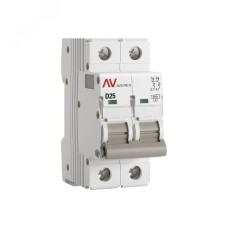 Выключатель автоматический AV-6 2P 25A (D) 6kA EKF AVERES