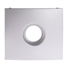 Лицевая панель для розетки TV алюминий VALENA