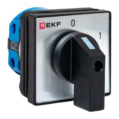 Переключатель кулачковый ПК-1-12 10А 2P 0-1 IP65 EKF