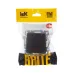 BRITE Розетка с заземлением с защитными шторками и крышкой 16А IP20 РСбш10-3-БрТБ темная бронза