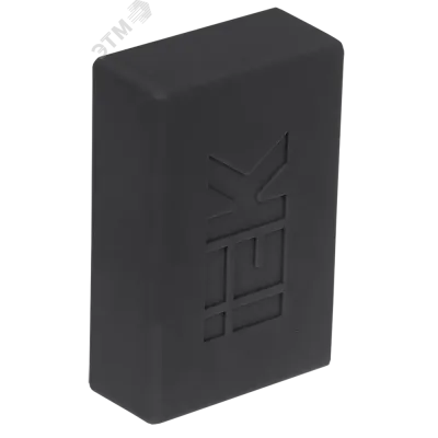 ELECOR Заглушка КМЗ 16х16 черный (4шт/компл) IEK