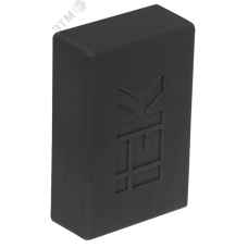 ELECOR Заглушка КМЗ 25х16 черный (4шт/компл) IEK