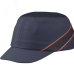 Каскетка-бейсболка защитная AIRCOLTAN, цвет темно-синий/оранжевый, козырек 7см