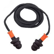 Беруши на шнурке термопластиковые CONICFIR50OR - упаковка 50 пар