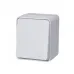 AtlasDesign Profi54 переключатель одноклавишный IP54 10 АХ, БЕЛЫЙ, Россия