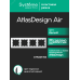 ATLASDESIGN AIR 4-постовая РАМКА, БЕЛЫЙ/дымчатый черный