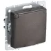 BRITE Розетка с заземлением с защитными шторками и крышкой 16А IP44 РСбш10-3-44-БрТБ темная бронза
