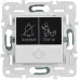 SKANDY Кнопка звонка с индикацией для отелей 10А SK-V17W арктический белый IEK