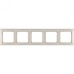 Рамка 5п гор Сл.кость Valena