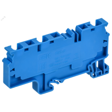 ARMAFIX Клемма пружинная CX6-3 BU 6мм2 трехконтактная синяя IEK