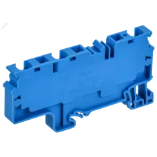 ARMAFIX Клемма пружинная CX6-3 BU 6мм2 трехконтактная синяя IEK