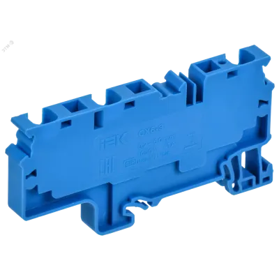 ARMAFIX Клемма пружинная CX6-3 BU 6мм2 трехконтактная синяя IEK