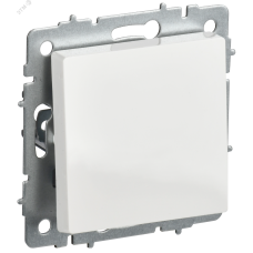 BRITE Выключатель 1-клавишный 10А ВС10-1-0-БрБ белый