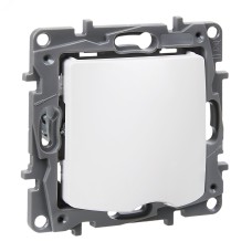 Вывод кабеля с зажимом для кабеля белый ETIKA