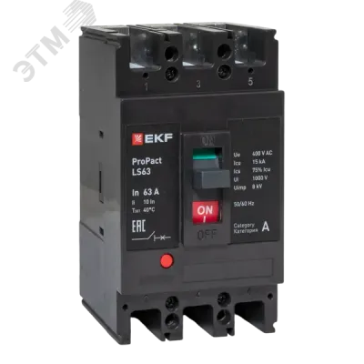 LS63 15кА 3P 63А ProPact EKF