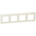 Рамка 4п гор Сл.кость Valena