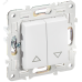 SKANDY Выключатель жалюзи 10А SK-V12W арктический белый IEK