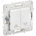 SKANDY Выключатель жалюзи 10А SK-V12W арктический белый IEK