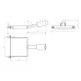 Кронштейн для уличного светильника ЭРА SPP-AC6-0-150-048 на столб 150mm 48mm