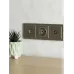 BRITE Рамка 3 поста РУ-3-БрШ шампань