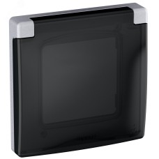 Рамка 1-местная IP44 алюминий INSPIRIA