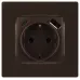 Розетка ЭРА Серия 12 12-4108-13 2P+E 16A-250В со шторками с USB type-A+C 5В-3А бронза