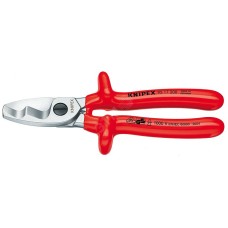 Кабелерез с двойными режущими кромками резка - кабель 20мм (70мм AWG 2/0) L=200мм хромированный обливные рукоятки