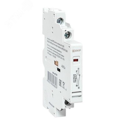 Контакт сигнализации аварийного отключения + вспомогательный контакт мгновенного действия АПД/GV2 АК-1001 1НО (авар.) + 1НЗ EKF