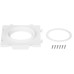 Закладная платформа для светильников встраиваемых D90мм белая KL114 WH