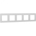 Рамка 5-местная белый INSPIRIA