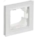 BRITE Рамка 1-местная IP44 РУ-1-БрАБ-44 арктический белый IEK