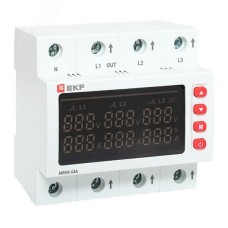Трехфазное реле напряжения и тока с дисп. MRVA 63A