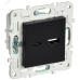 SKANDY Розетка USB A+C 18Вт SK-R13Bl черный IEK
