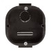 Коробка установочная ЭРА KUTS-60-60-43-s-black усиленная для твердых стен саморезы стыковочные узлы черная IP20