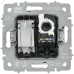 BRITE Розетка двойная TV+RJ45 кат.5E РТВ/РК12-БрГН металл хром/никель IEK