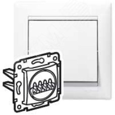 Розетка для подключения динамиков Valena, белая